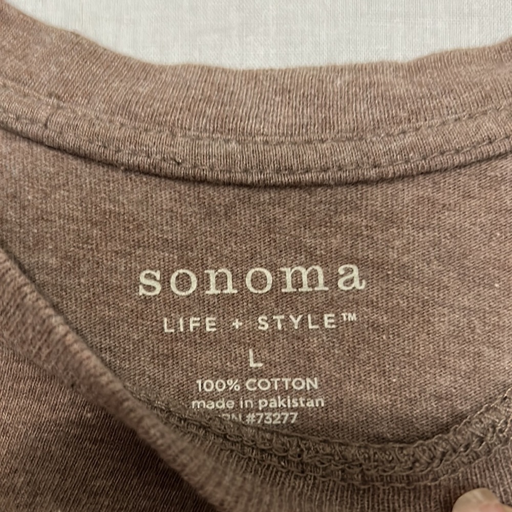 4/$25 Sonoma Nice tee shirt - Picture 6 of 6